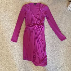 Express dress. Fuchsia color. Size XXS